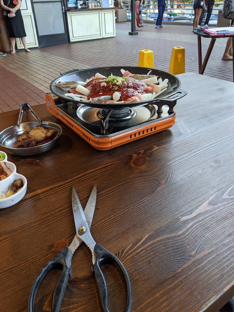 Baby Octopus with Teppanyaki