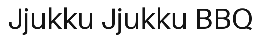 Jjukku Jjukku BBQ